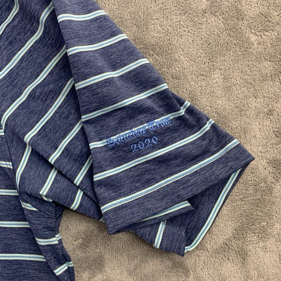 Peter Millar Shirt Mens XL Summer Comfort Golf Polo Saturday Team Embroidered - Picture 5 of 11